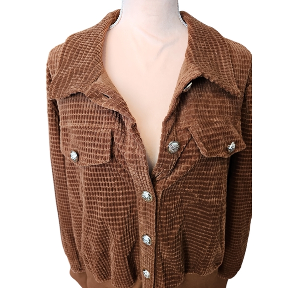 Shein Lune Plus Flap Button Front Jacket 3XL - Picture 10 of 12